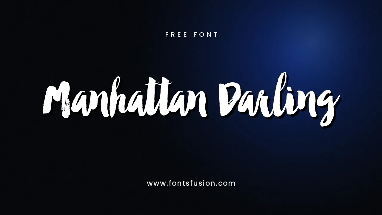 Manhattan Darling free font preview — FontsFusion